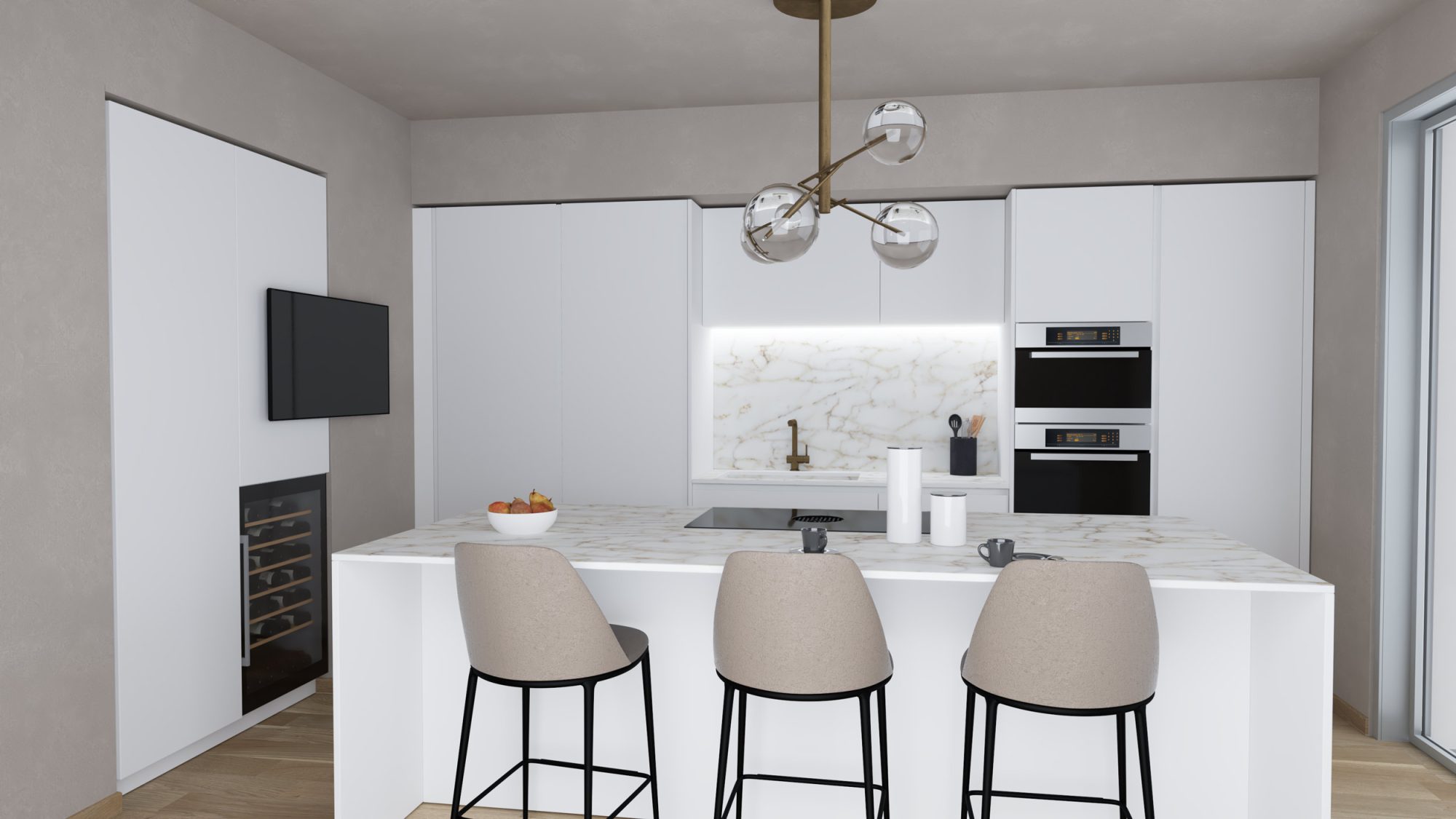 Render Progetto Borghese