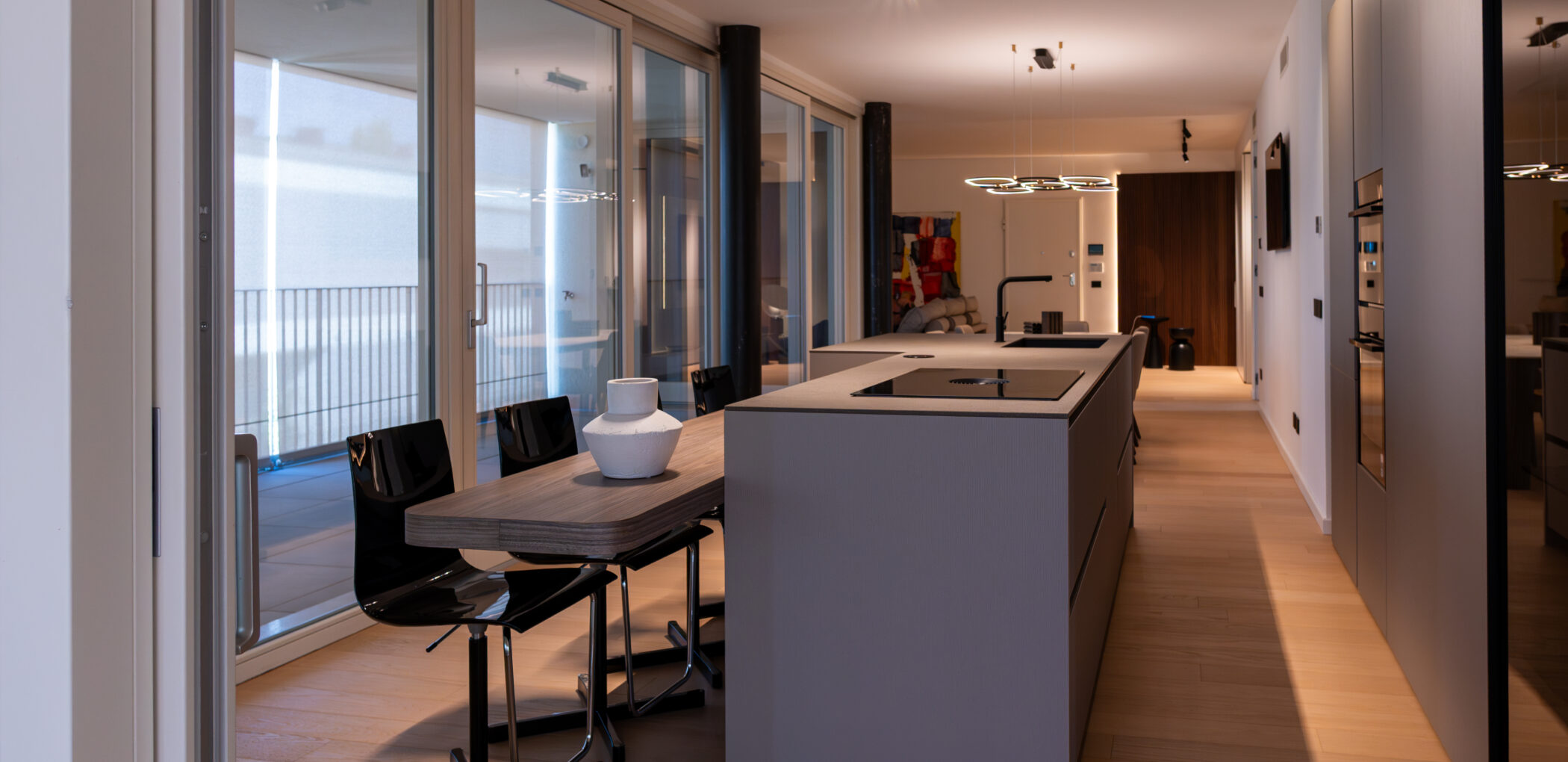 Zona giorno progetto Bespoke