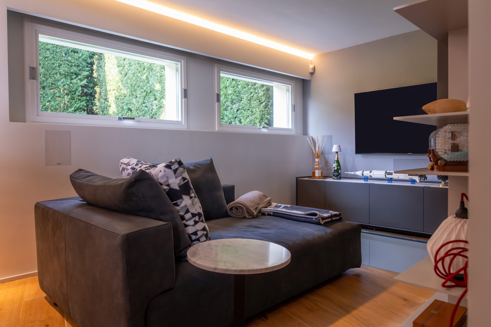 Sala svago della villa del progetto Elegance